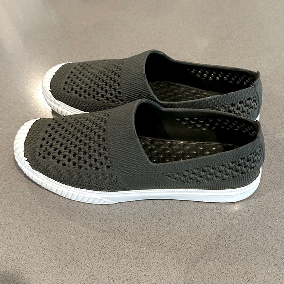 Layer 8 Shoes - Layer 8 Insider Casual Soft Rubber Slip-On Perforated Rubber Water Sneakers